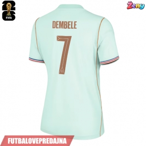 Lacne Ženy Futbalové dres Francúzsko Ousmane Dembele #7 MS 2026 Krátky Rukáv - Preč